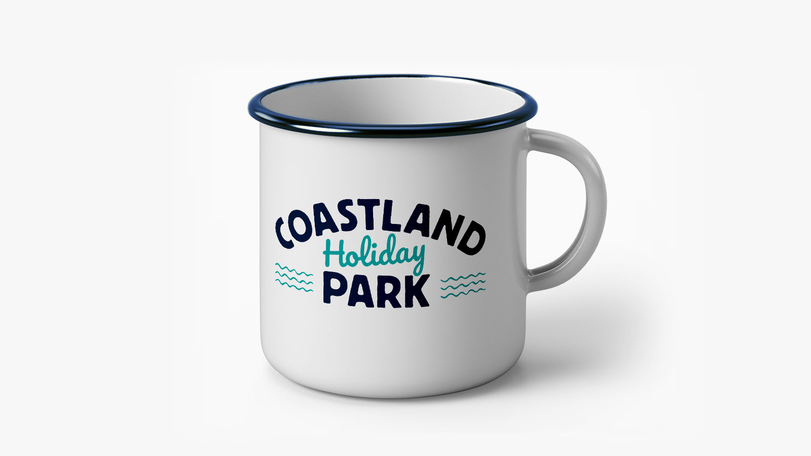 Coastland Holiday Park Enamel Mug