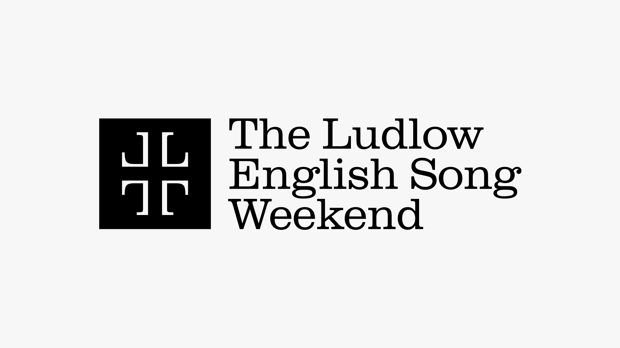 The Ludlow English Song Weekend Logo