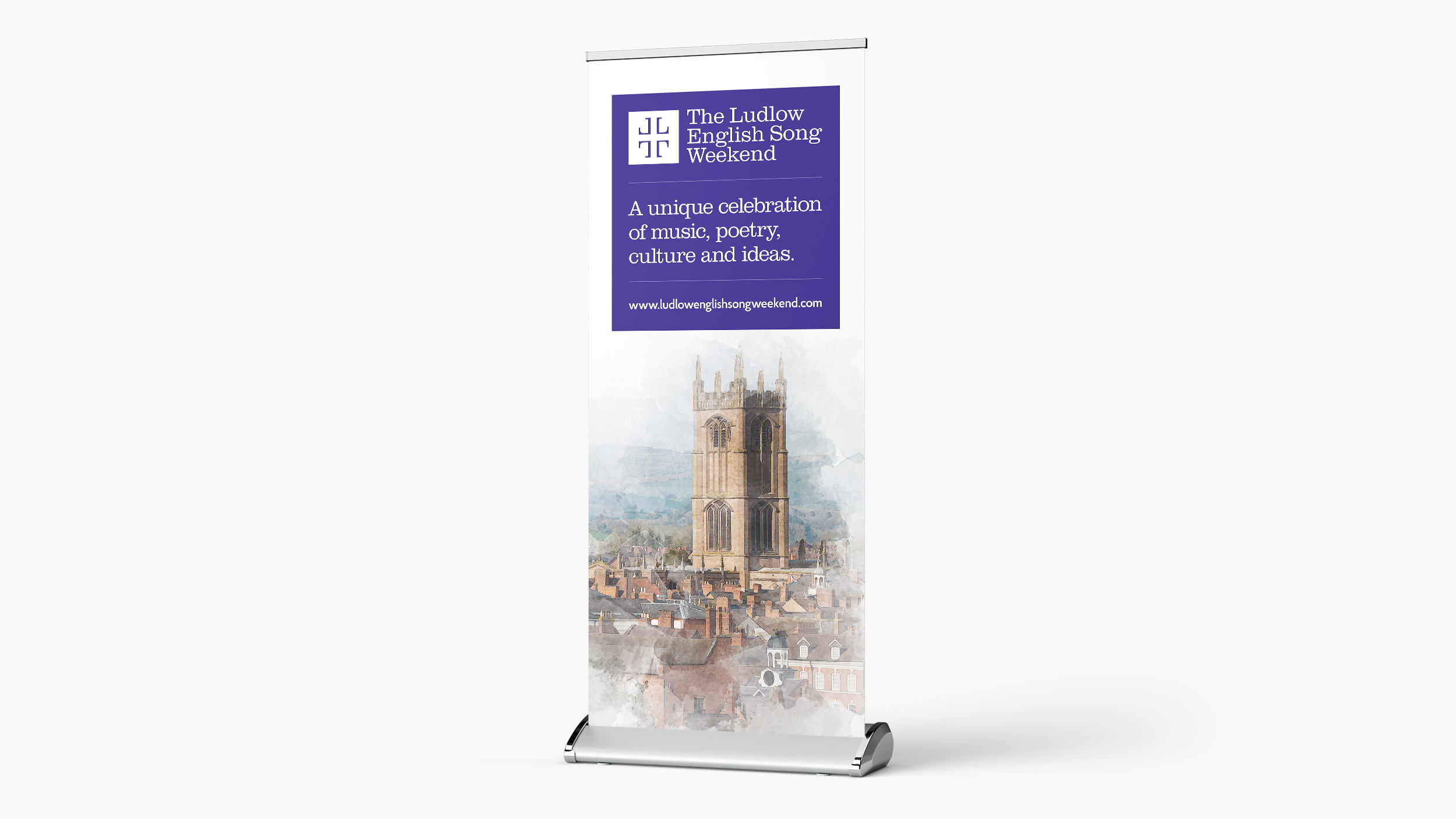 The Ludlow English Song Weekend Roller Banner