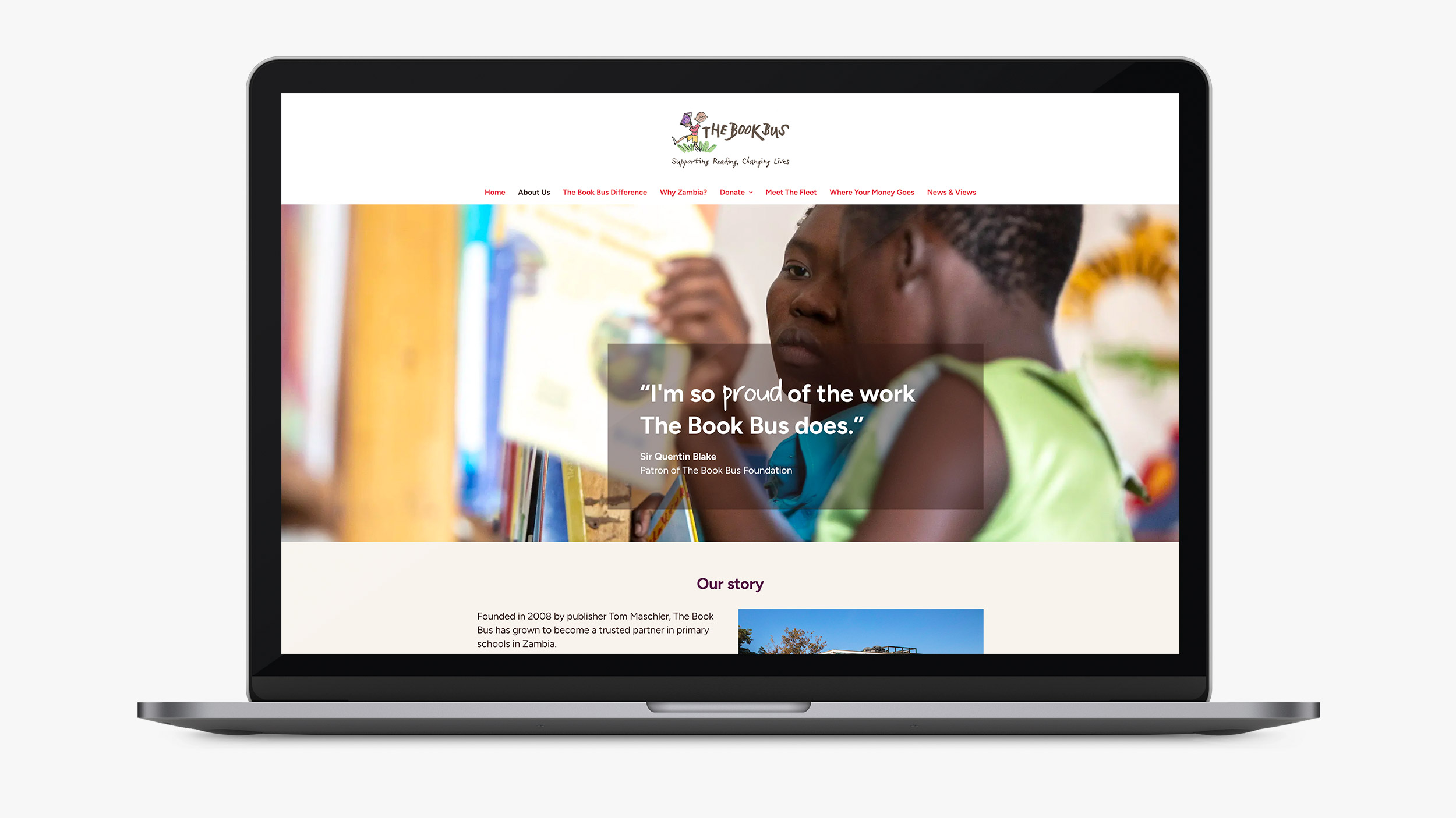 The Book Bus Website About Us