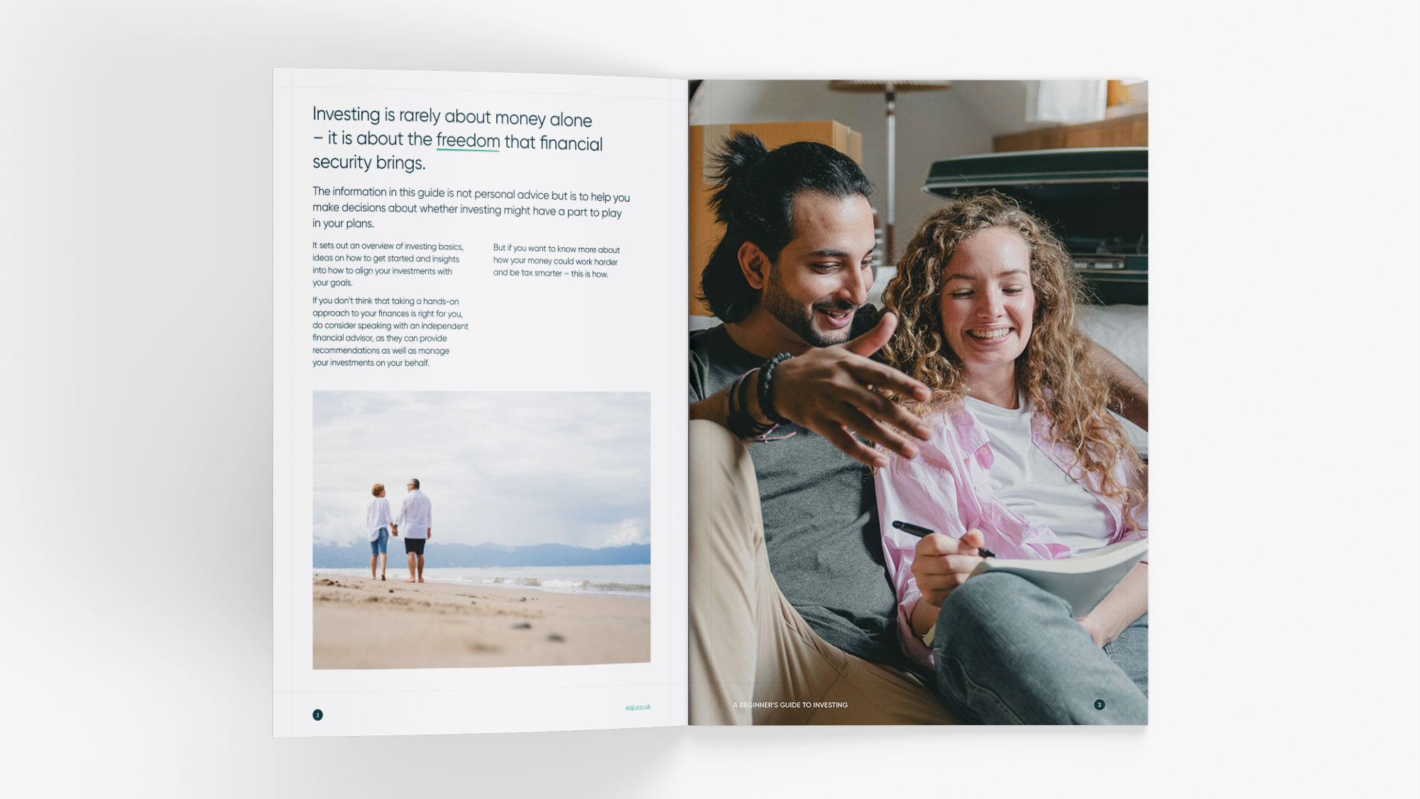 EQi Guide to Investing A4 Brochure Inner Spread